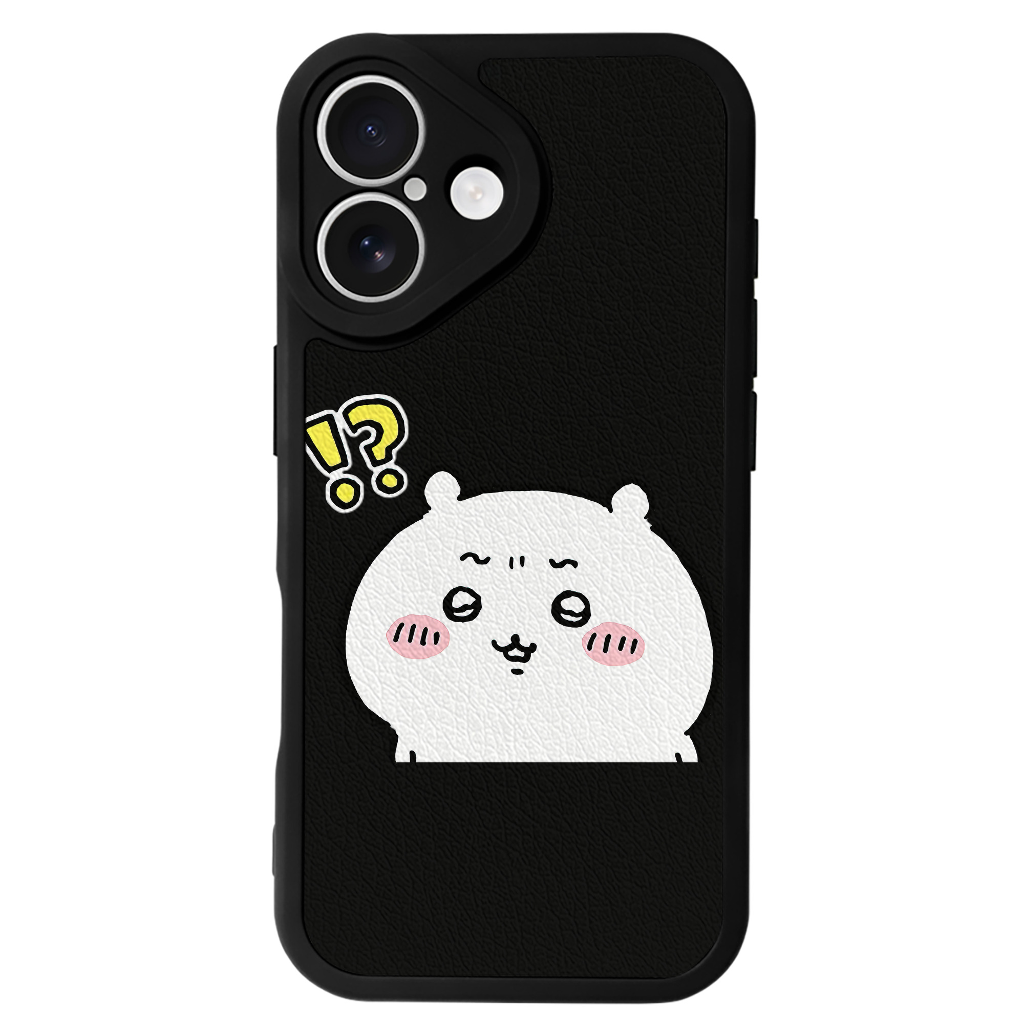 （画像用） ちいかわ ちいかわ Chii-kawa chiikawa 【iPhone 16シリーズ対応】シリコンスマホケース（レザー調） 材質：シリコン